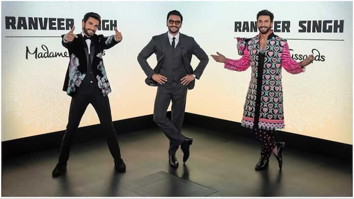 रणवीर सिंह ने मैडम तुसाद संग्रहालय में अपने मोम के पुतले का अनावरण किया